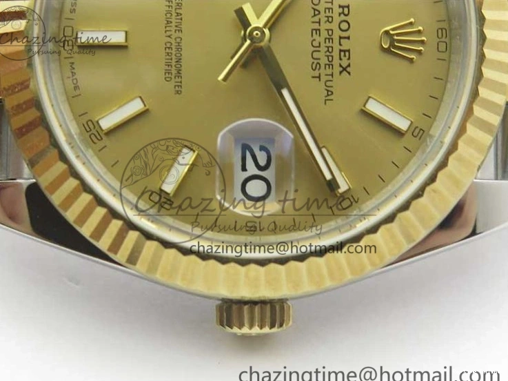 0513 DateJust 41 126333 SS YG ARF 1:1 Best Edition 904L Steel YG Lumed Dial on Jubilee Bracelet A Vibrant 3223